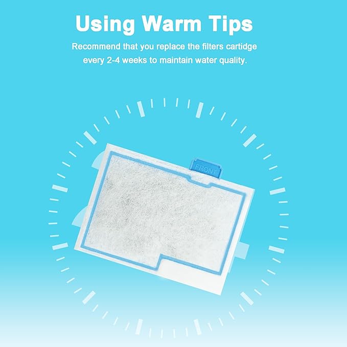 16 Pack Small Filter Cartridge Compatible with Aqueon, Aquarium Fish Tank Filter Cartridges Replacement for QuietFlow E Internal Power Filter Size 10 and Minibow Aquarium Filters Size 1/2.5/5 Gallon