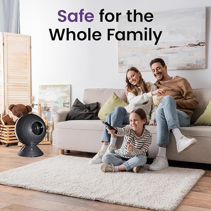 Greentech Environmental pureComfort YEAR-ROUND - Oscillating Fan and Heater - Powerful, Whisper-Quiet, and Adjustable Bladeless Airflow