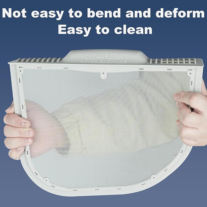 2025 UPGRADE 5231El1001C Lint Filter For LG Kenmore Dryers Dryer Lint Screen 12.2 * 10.7 * 1.5 inch (31.1 * 27.0 * 3.8 cm) replace Dlex5170w Dley1201v Dle1101w 1668214 Ps3527575 Ap5248138 by Romalon