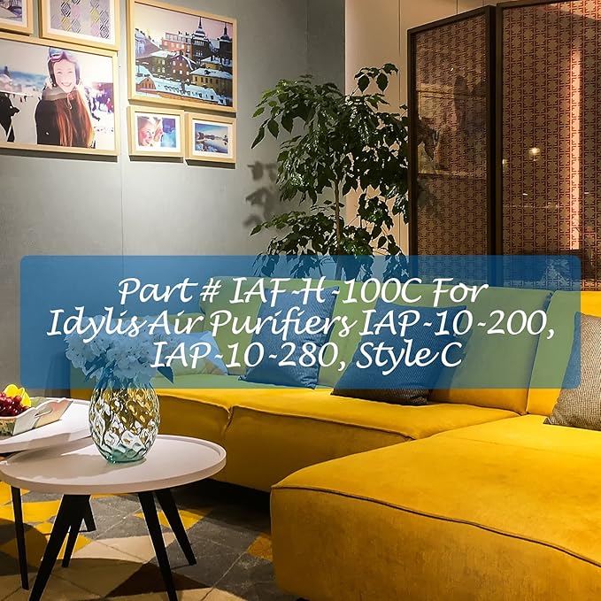 Replacement AC-2123 Hepa Filters Compatible for Idylis Air Purifiers IAP-10-200, IAP-10-280