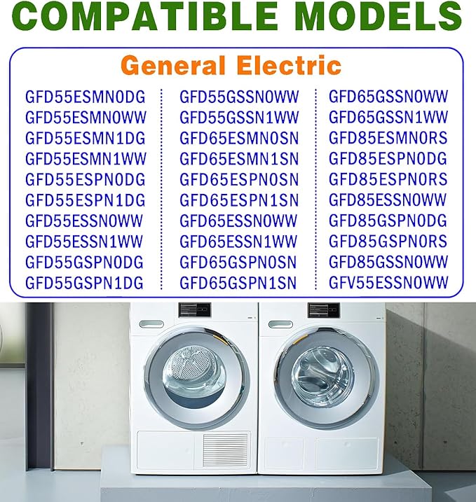 (Upgraded) Dryer Lint Filter Trap Screen Fit for GE Clothes Dryer Dryer Lint Strainer Replaces WE16X32537 WE16X29597 AP7205579