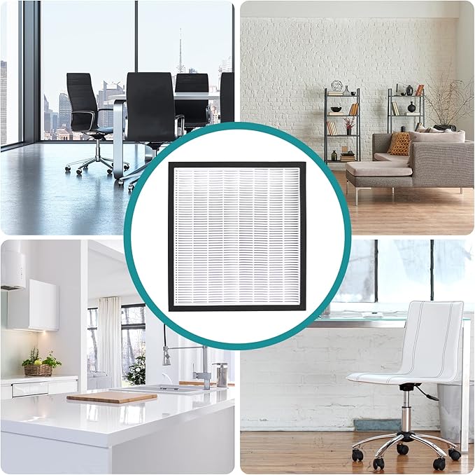 HEPA Filter Kit - 1 HEPA Filters & 2 Carbon Pre-Filters Replacement for Oreck WK01234QPC Air Purifier Filter, oreck air 94 filter, Airvantage WK10002QPC WK10052QPC