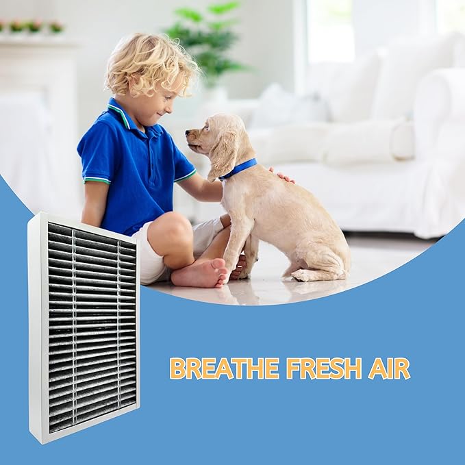 Nispira F1 C01 T02 Carbon Odor Reduction HEPA Filter Replacement For 3M Filtrete Room Air Purifier FAP-C01-F1, FAP-T02-F1, FAPF-F1-O, FAP-C01BA-G1, FAP-T02WA-G1, FAP-ST02W, FAP-ST02N 4 Packs