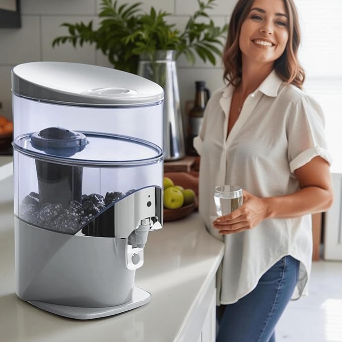 Mineral Stones Replacement 13562 for Nikken Water Filter Replacement,Home Water Filtration System Rocks and Minerals,Alkaline Drinking Remineralizer for Kitchen Countertop Dispenser & Purifier, 2 Pack