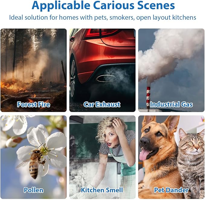 Core 300 Pet Care Replacement Filter, Compatible with LEVOIT Core 300/300S Air Purifier, 3-in-1 H13 Grade, True HEPA Replacement Filter, Compare to Part No. Core 300-RF-PA, Yellow, 2 Pack