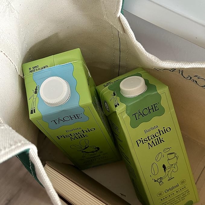 Táche Original and Unsweetened Barista Pistachio Milk Bundle, 32 oz, 6-Pack Each