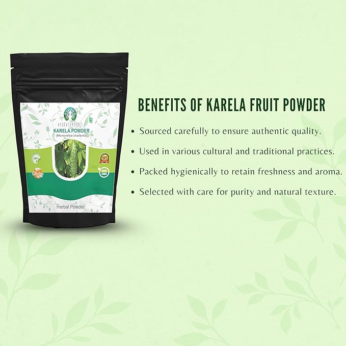 Bitter Melon Powder 50 Gm I Momordica Charantia/Karela Fruit Powder I Ayurvedic herb I Support Liver Function I Herbal Supplement I Supports Skin and Stomach