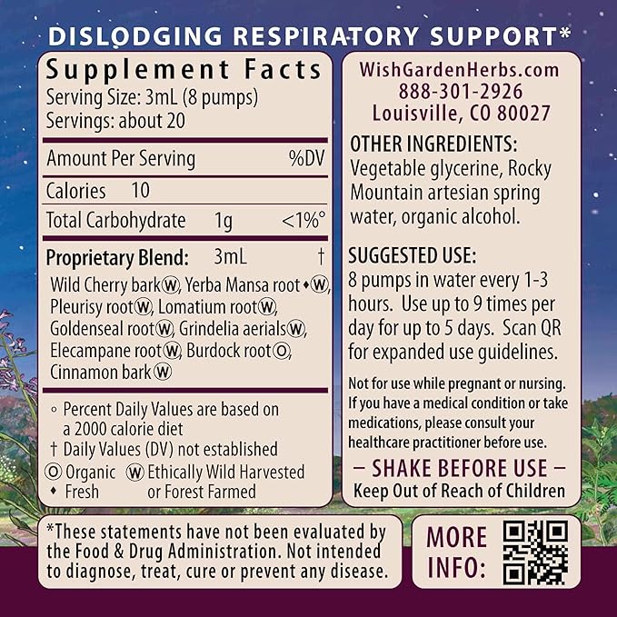 WishGarden Herbs Get Over It! - Herbal Immunity Recovery Supplement & Immune Booster Tincture, Provides Immunity Boost to Help Eliminate Stubborn Conditions, Immune Support, Lung Support, Biotic, 1oz