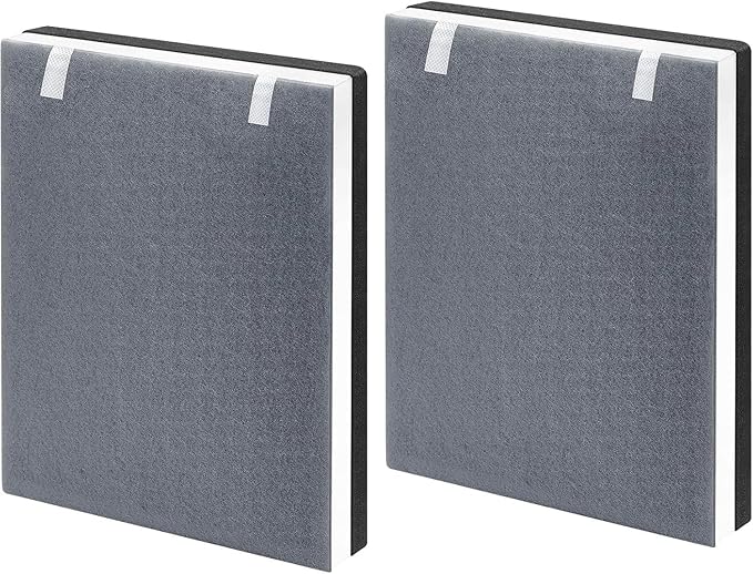 Vital 100 Filter Compatible with LEVOIT Vital100 Air Purifier, 3-Stage High-Efficiency H13 True HEPA with Activated Carbon Pre-Filters, Vital 100-RF, 2 Pack