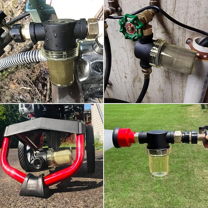 3/4" Female NPT in-Line Strainer with 40 mesh Stainless Steel Filter Screen