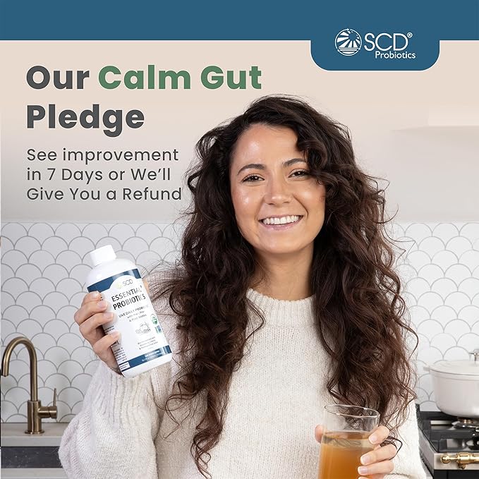 SCD Essential Probiotics for Women, Men, Kids and Toddlers, Live Probiotic for Digestion and Immunity, Gut Health Liquid Probiotic Supplement with 11 Strains – 16.3 fl oz by SCD Probiotics
