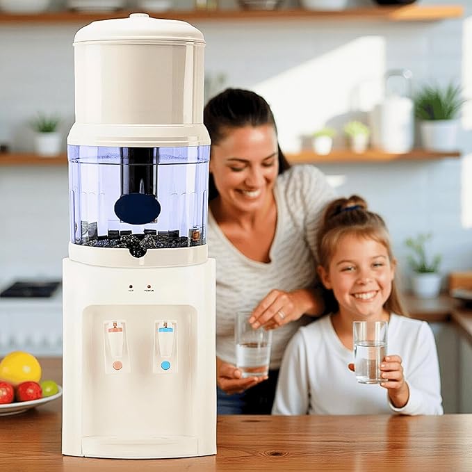 Ceramic Water Filter Replacement 1364 for PiMag Nikken Aqua Pour Gravity Water Dispenser 1360, Durable Ceramic Pre Filter for Nikken Products Filtration System,Reduce Fine Sediment & Particles, 2 Pack