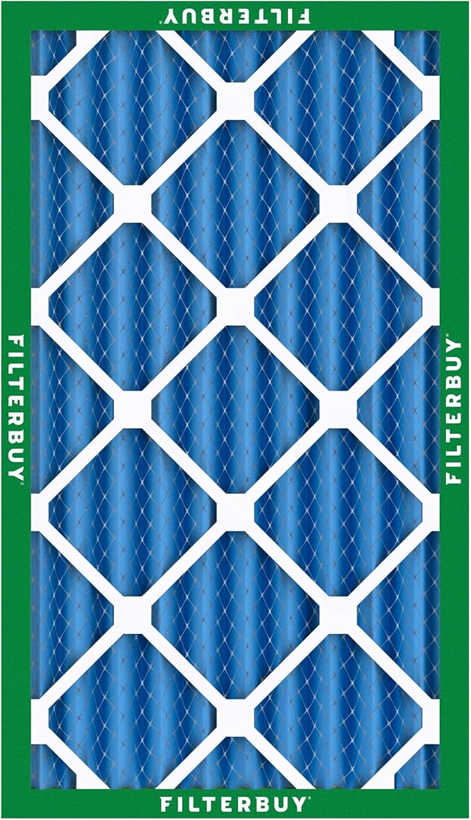 Filterbuy 16x25x4 Air Filter MERV 13 (MPR 1900) Health Defense Replacement (3-Pack), Electrostatic Pleated HVAC AC Furnace Filters, Made in USA (Actual Size: 15.50 x 24.50 x 3.63)