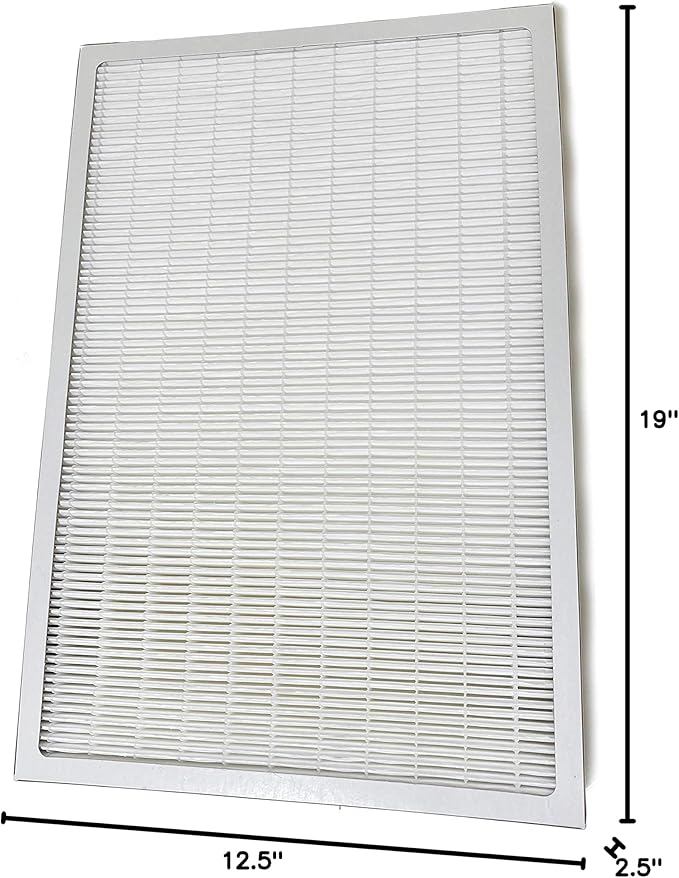 Nispira True HEPA Filter Replacement Compatible with Vornado Air Purifier AQS 25 35 Part MD1-0004. 2 Pack