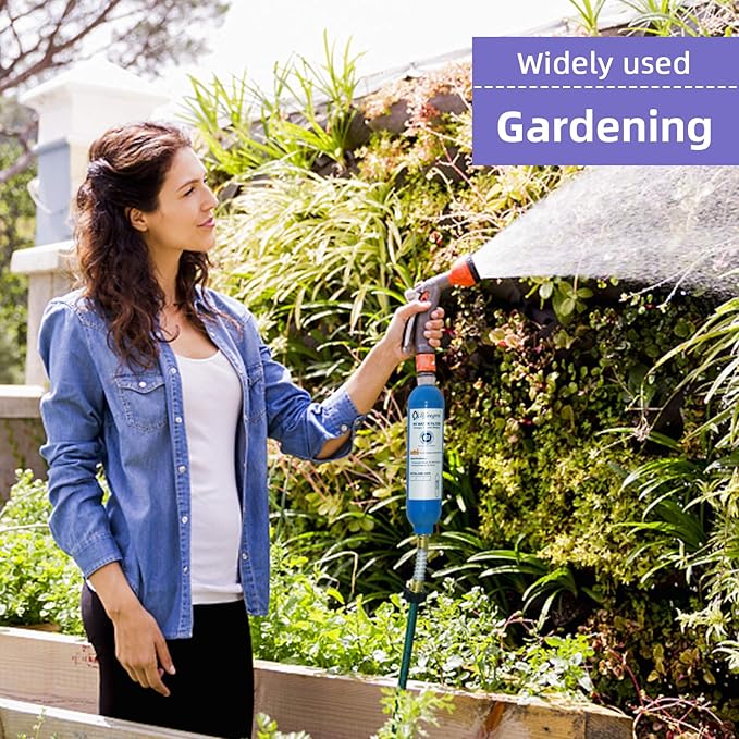 lifeegrn RV Water Filter with Hose Protector, Inline Water Filter, Reduces Bad Taste, Odors, Chlorine and Sediment in Drinking Water, Blue(2 Packs)