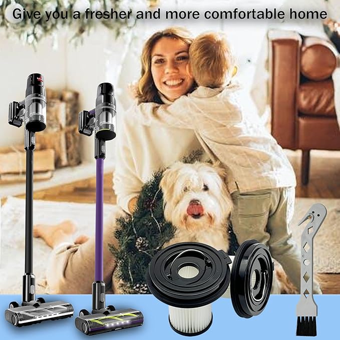 4 Pack HEPA Filters Replacement for Bissell CleanView XR 200W/ CleanView XR Pet 300w Lightweight Cordless Vacuum 3789U, 3789X, 3789, 3797V, 3797W, 3797, 1638010