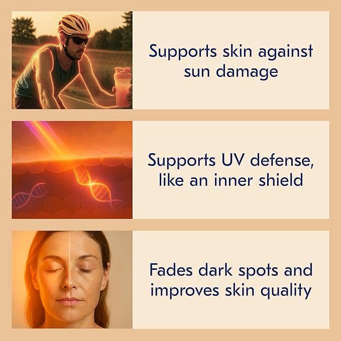 The First 3-in-1 Drinkable Skincare, by World-Class Dermatologist & Skin Surgeon, Regenerative Formula, Nicotinamide, Collagen Peptides, Biotin, Glutathione (30 Servings, Melon Sunrise)