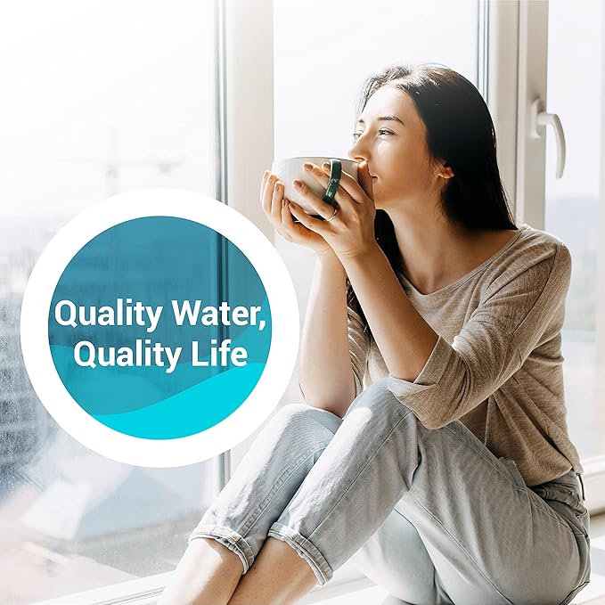 AQUA CREST Coffee Filter, Replacement for Jura® Filter Clearyl/Claris Blue Capresso® Clearyl Coffee Machine Water Filter, 4 Packs