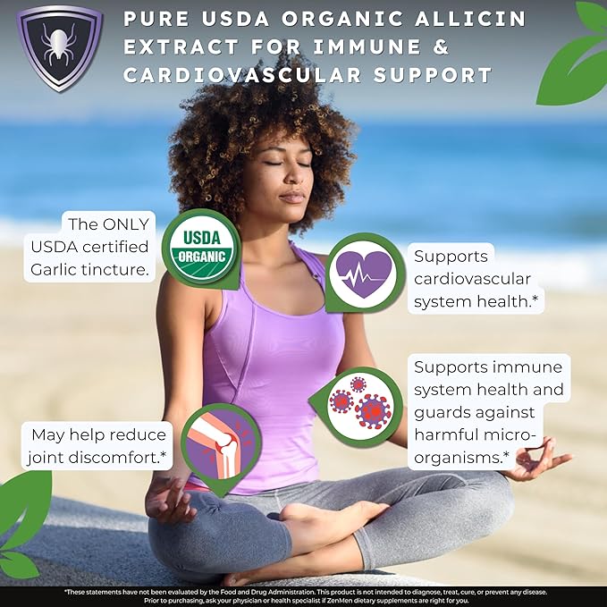 Zenmen Tick-Borne Support Complete Bundle - Longer Term Wellness Support After Exposure - 3 Tick Immune Support + 2 Monolaurin + 3 Green Black Walnut Tincture + 3 Garlic Tincture