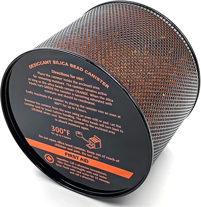 Gun Safe Dehumidifier, Moisture Absorbers, TOAAOT 800g Silica Gel Canister for Gun Case, Tool Box