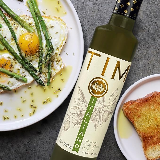 Entimio Italiano +500 mg/kg Polyphenol Rich Organic Drinking Extra Virgin Olive Oil, New 2024-2025 Harvest Italian evoo from Italy, 2025 Gold Winner, Cold Extracted, Clean Cooking and Finishing Use
