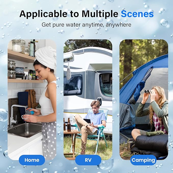 Purewell PF-1 Upgraded 3-Stage Composite Purification Elements, Replacement Filters for ProOne® and Berkey® Filters, ProOne® or Berkey® Big+ Water Filter System and Purewell System (2 Pack, K Series)