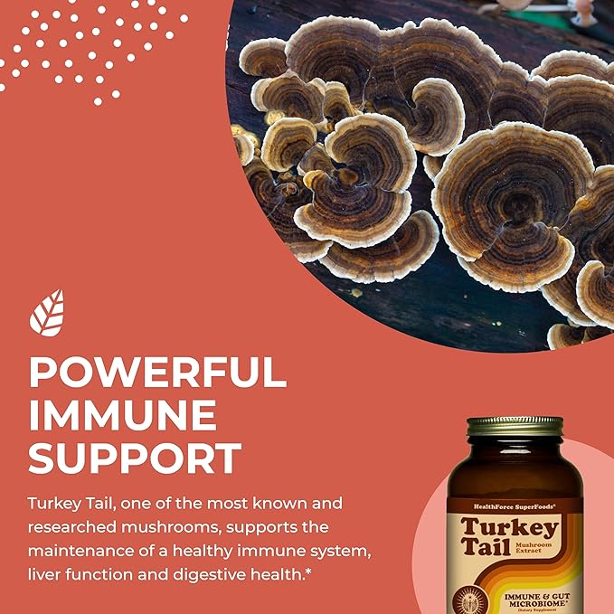 HEALTHFORCE SUPERFOODS Turkey Tail - Powder - 150 Grams