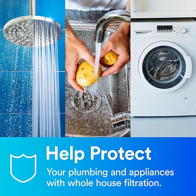 3M Aqua-Pure Whole House Replacement Water Filter AP810, For Aqua-Pure AP801, AP801-C, AP801T and AP801B Water Filtration Systems,White