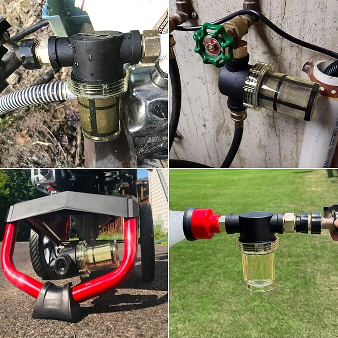 1/2" Female NPT in-Line Strainer with 100 mesh Stainless Steel Filter Screen (1/2“ 100 Mesh)