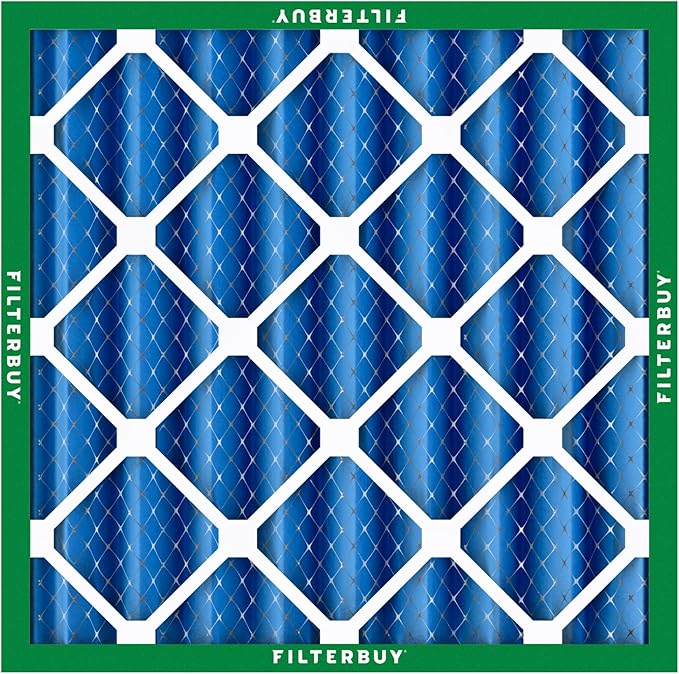 Filterbuy 24x24x4 Air Filter MERV 13 (MPR 1900) Health Defense Replacement (2-Pack), Electrostatic Pleated HVAC AC Furnace Filters, Made in USA (Actual Size: 23.38 x 23.38 x 3.63)