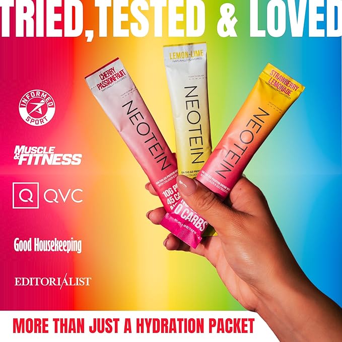 Electrolyte Powder Packets, Protein Powder with 10g Protein & Collagen - Hydration Packets - Zero Sugar, NO Fillers, NO Carbs | Variety Pack | 40 Calories | Keto & Paleo | Pack of 24