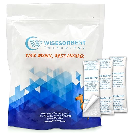 200Pcs 5g Desiccant Packs, Premium Silica Gel Packets, Food Safe Desiccant for Storage, Moisture Absorbers Pack