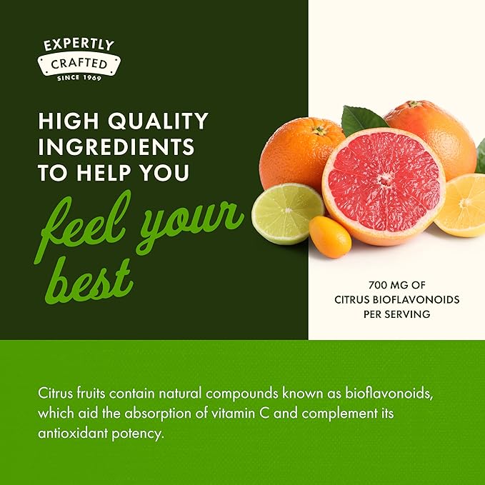 Swanson Full Spectrum Citrus Bioflavonoid Complex - Aids Vitamin C Absorption and Promotes Immune Health- Standardized to 50% Bitter Orange Bioflavonoids - (250 Capsules) (2 Pack)