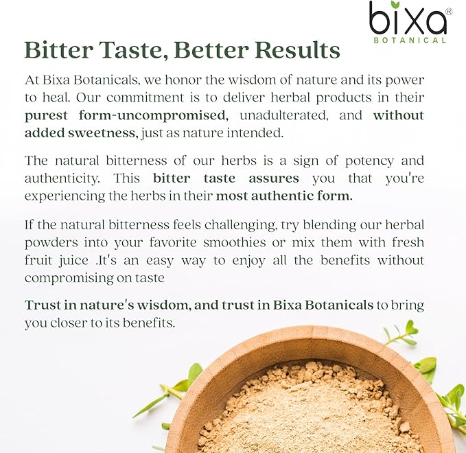 bixa BOTANICAL Andrographis Powder 200 Grams 7 OZ | Andrographis Paniculata | Bitter Herb Kalmegh | Herbal Supplement Natural Liver Tonic | Ayurvedic herb for Digest toxins