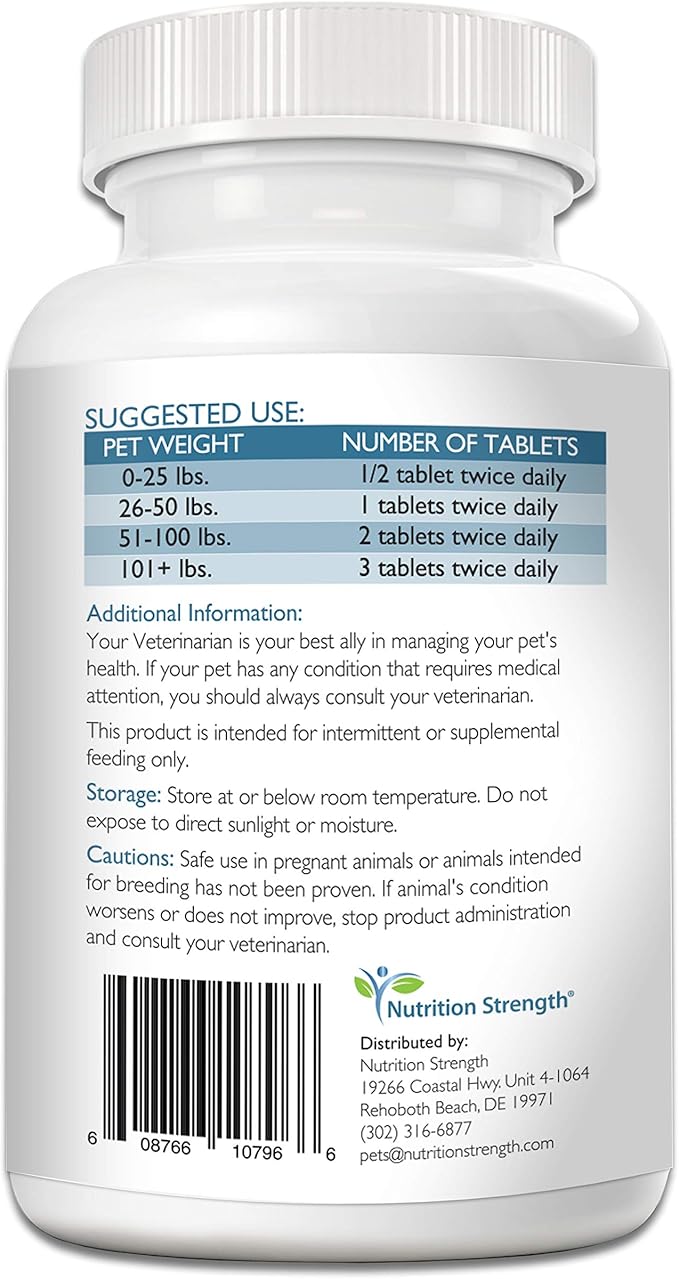 Immune Support for Dogs Plus Antioxidant, Reishi, Shiitake, Maitake, Turkey Tail Mushrooms for Dogs, with Coenzyme Q10, Selenium, Vitamin A, 120 Chewable Tablets