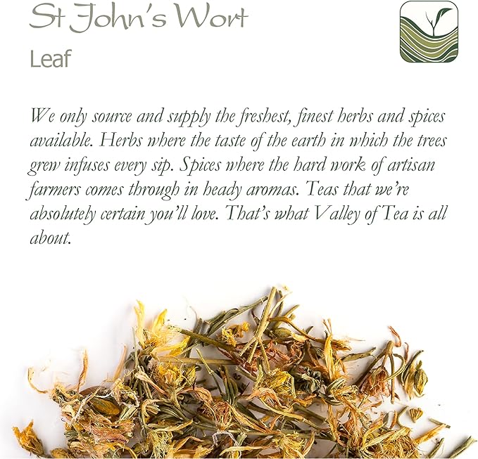 Saint Jhon's Wort Organic Herb - Hypericum Perforatum - St Jhons Wart - Jhon St Johns Wort Tea St John S Wort Tea St John Wart Tea St John Tea St John Wort Herb Organic Saint Johns Wort Herb