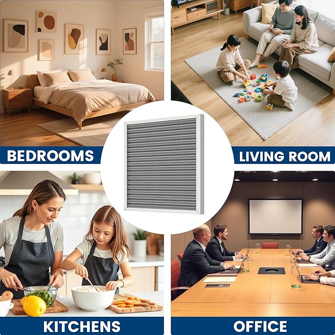 20x25x1 HVAC Furnace Air Filter, Lasts a Lifetime, Washable, the Last HVAC Filter You Will Ever Buy, Healthier Home or Office, Merv 8