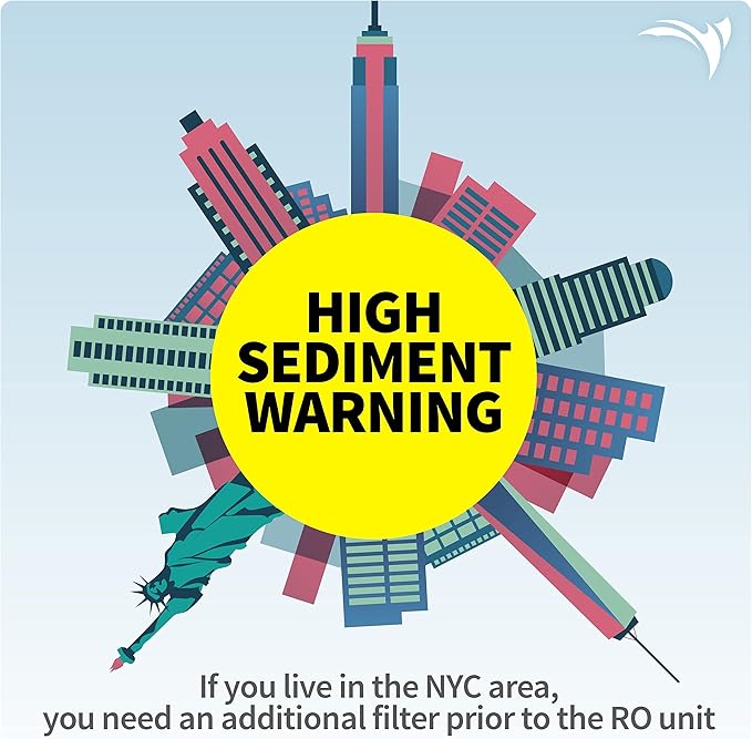 Aquatic Life 5-Stage Hydroponic Reverse Osmosis Water Filter System RO Filtration Unit, High Efficiency, 200 GPD