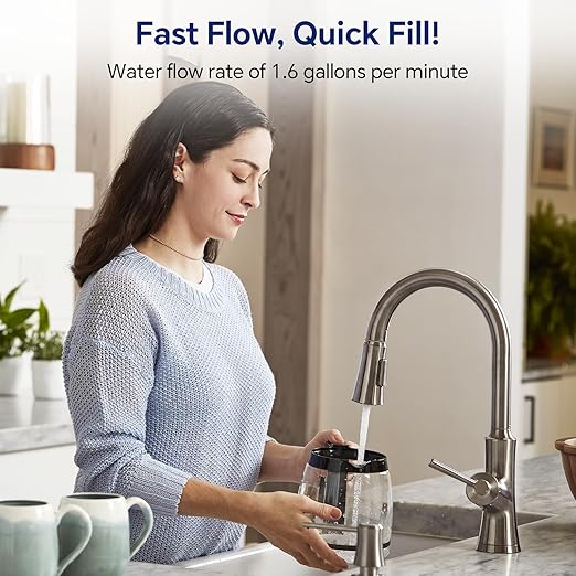 Stokk UR30 Under Sink Water Filter, Reduces Chlorine Bad Taste & Odor, 16000 Gallons Under Counter Water Filter Direct Connect to Kitchen Faucet, NSF/ANSI 42&372