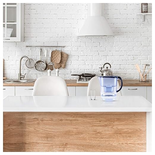 Ultra Premium 3.8L Alkaline Water Filter Pitcher BPA Mineralized pH 9.5 Activated Carbon Filter for Healthy Drinking Water(White)