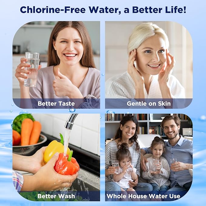 Membrane Solutions 5 Micron 2.5" x 10" CTO Carbon Block Water Filter Cartridge Replacement for Whole House Filtration Systems, Compatible with WFPFC8002, WFPFC9001, FXWTC, WHKF-WHWC, 4-Pack