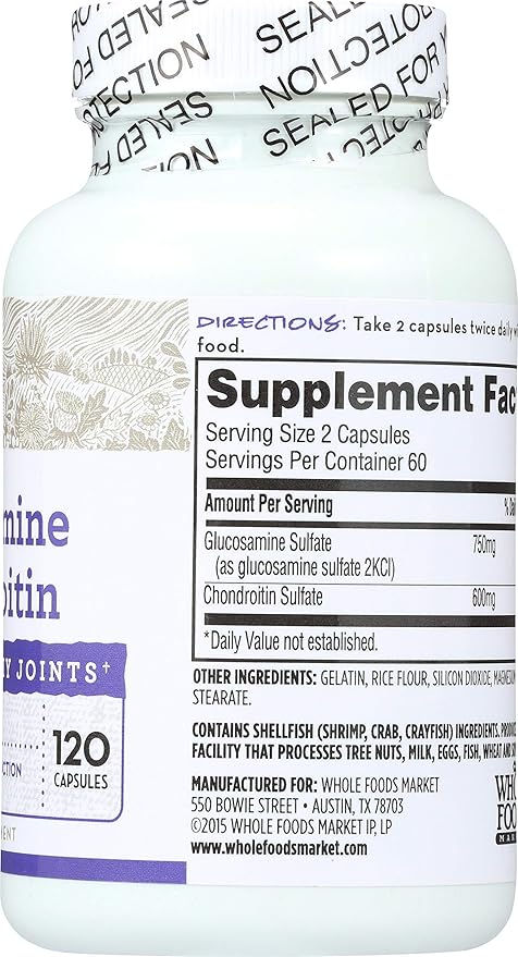 365 by Whole Foods Market, Glucosamine Chondroitin, 120 Count