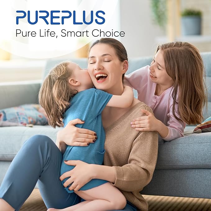 PUREPLUS 5 Micron 10" x 4.5" Whole House Iron & Manganese Reduce Water Filter Replacement for FM15B, WD-WF10F, RFFE10-BB, RFN10BB-SZ, 10-Inch, Pack of 1