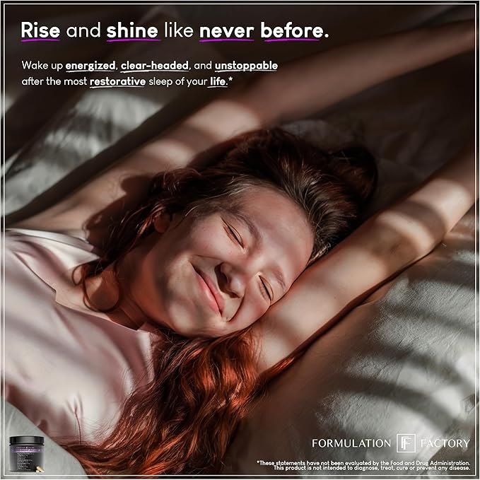 The Night Before 10-in-1 Midnight Maximizer Sleep Supplement, Magnesium Glycinate, L-Theanine & More, Stress Relief, Relaxation, Focus (6 Month Supply, 360 Capsules)