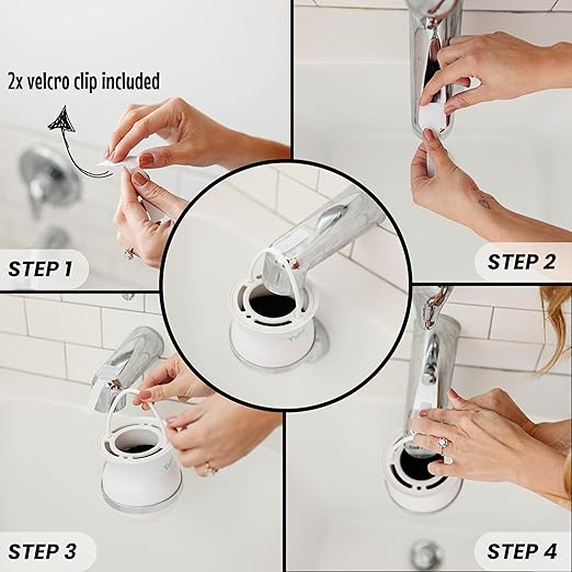 Tubo Bath Filter 2.0 - The Original 8 Stage Bath Water Filter for Tub Faucet - Removes 99% of Chlorine and Contaminants - BPA-Free - Supports Healthy Skin & Hair - Easy Installation