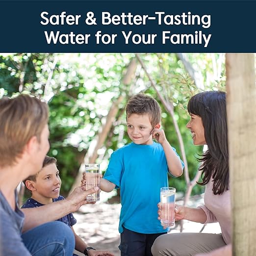 Pureal Hybrid Home PPU-1020D 2 Stage Under Sink Water Filter System, 10K Gallons, NSF/ANSI 42&372, Mineral Sediment Carbon Block KDF Polyphosphate Filter for Scale & Lead & Chlorine