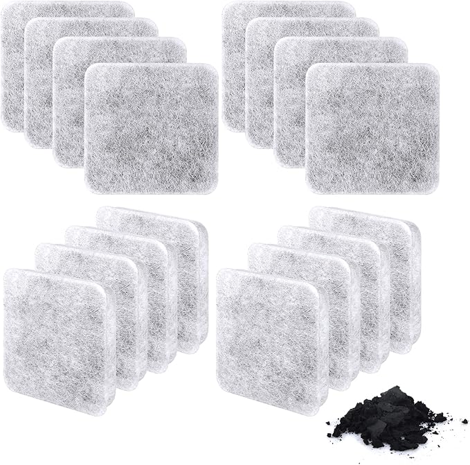 Dog Water Filter Replacement, Pet Fountain Filter Replacement Compatible with Petmate Replendish Mason Pet Water Fountain, Filter for Dog Water Dispenser -16 PACK