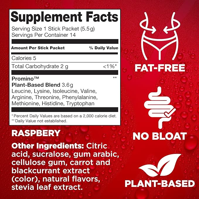 Rejuvenate – 1 Stick Delivers 25g of Whey Protein Equivalency for Muscle Growth & Energy – Essential Amino Blend (EAA + BCAA), GLP-1 & Bariatric Approved, Raspberry, 30 Count