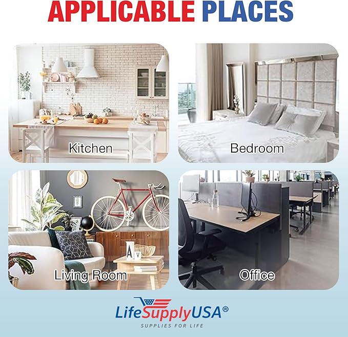 LifeSupplyUSA True HEPA Filter Replacement Compatible with Hunter 30963, 30709, 30711, 30730, 30752, 30790, 30857, 36710 Air Purifier