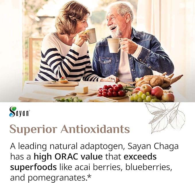 Sayan Chaga Mushroom Extract Powder, 2oz (Package May Vary)